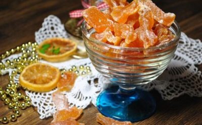 Готовые цукаты из тыквы