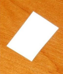 Отрезок обычного листа бумаги